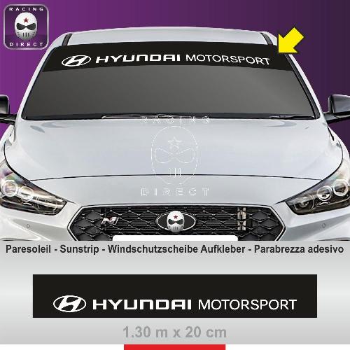 HYUNDAI Motorsport Windschutzscheibe aufkleber  HYUNDAI