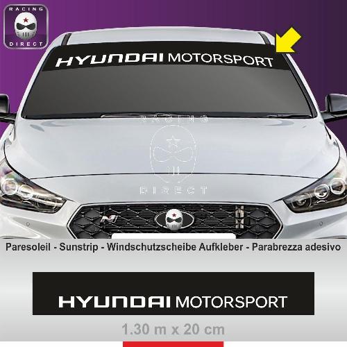 HYUNDAI Motorsport Windschutzscheibe aufkleber TYPE 2 HYUNDAI