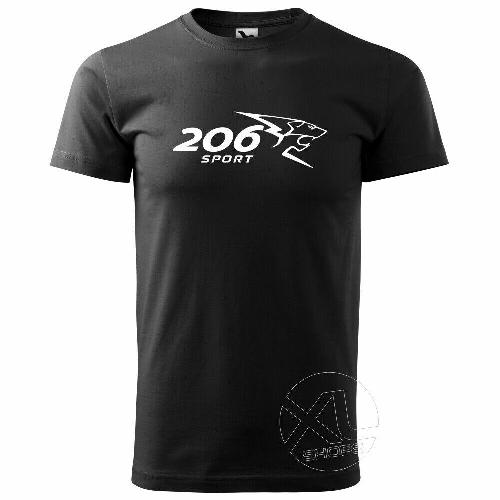 PEUGEOT 206 SPORT Löwe Herren T-Shirt PEUGEOT