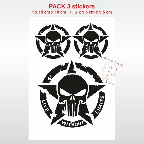 1 pack sticker LIVE WITHOUT LIMITS RACING DIRECT
